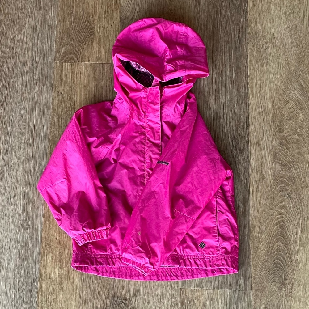 Girls Columbia rain/wind jacket